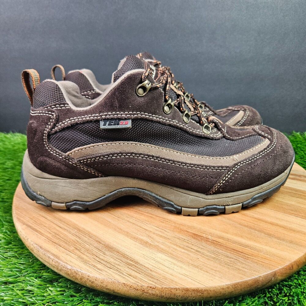 LL Bean TEK 2.5 Boots Womens 8.5 M Brown Waterproof Hiking Ankle Boot Leather